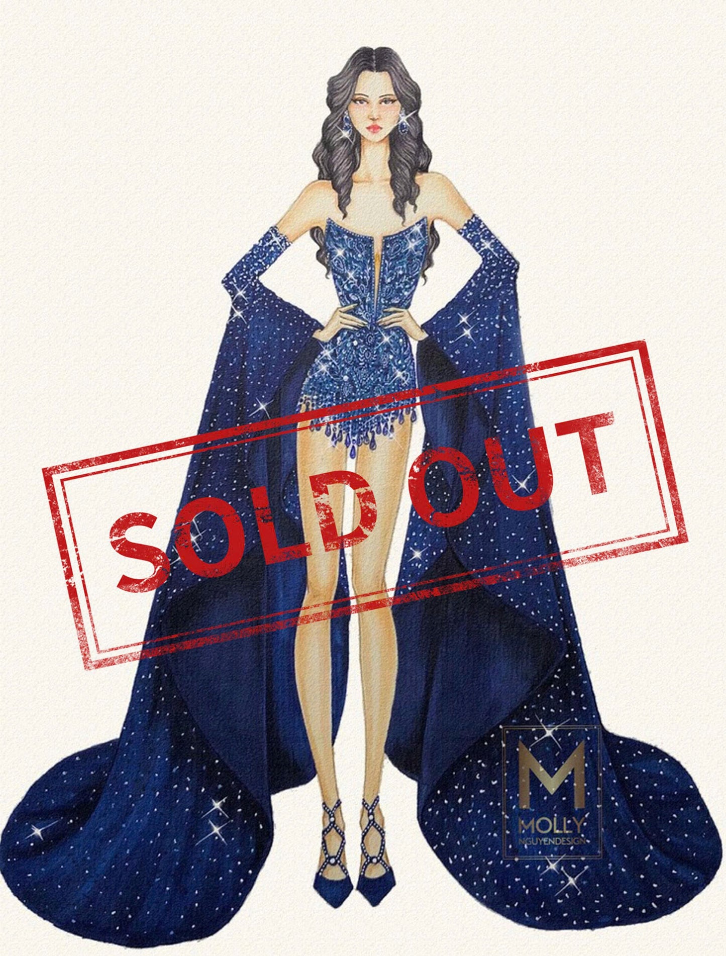 Dark Blue Fashion wear