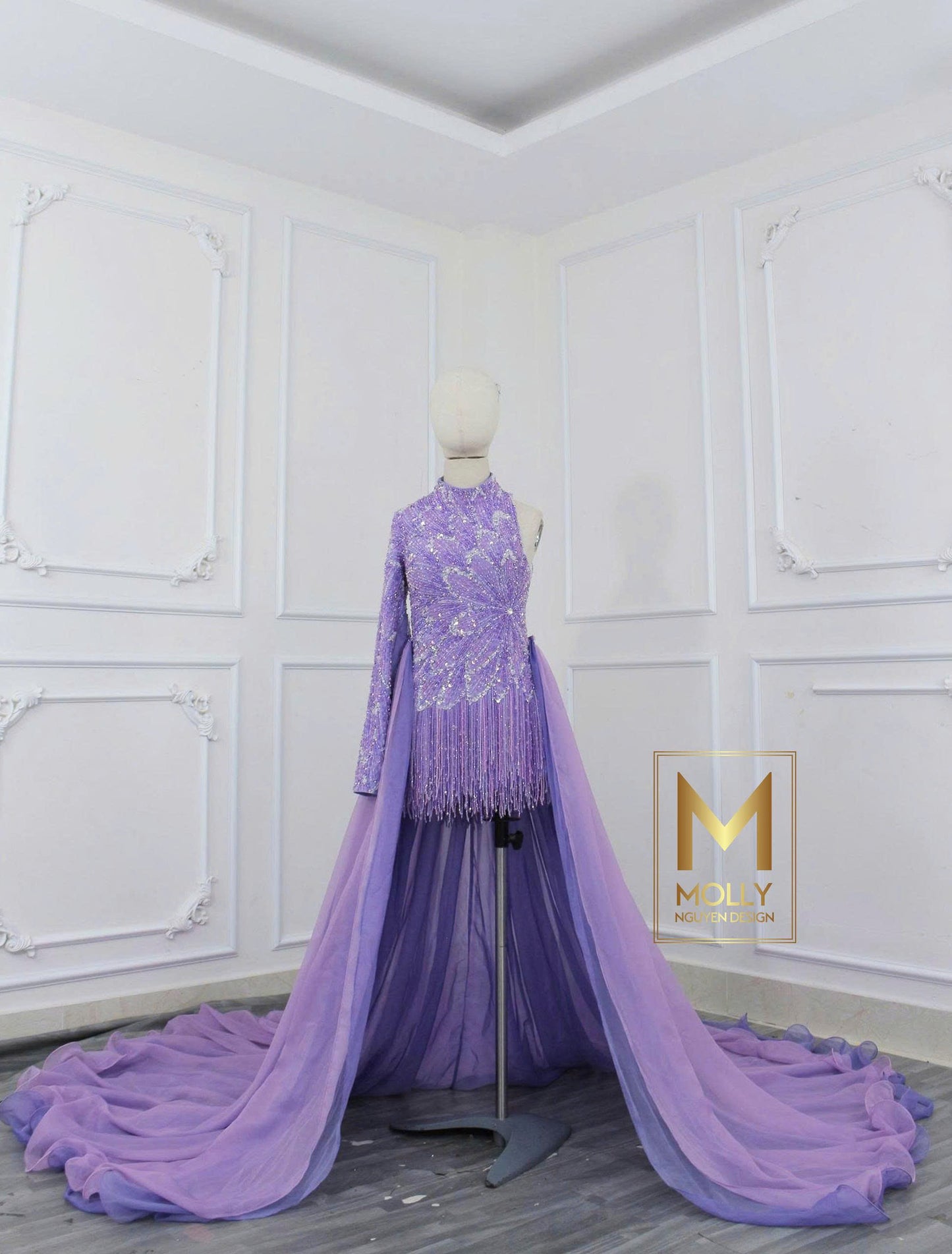 The purple fun fashion design