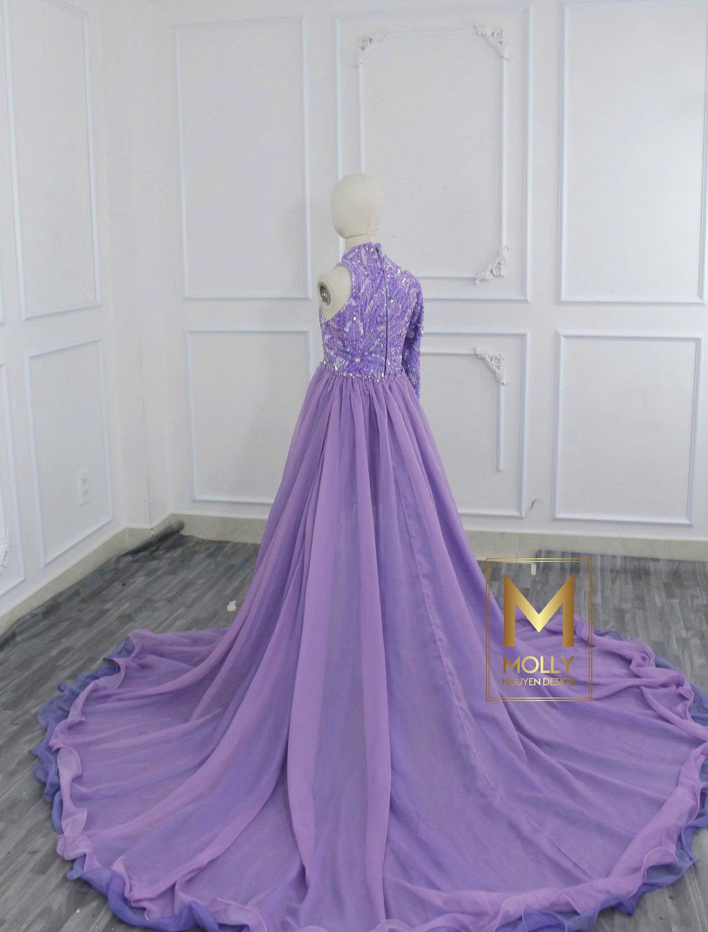 The purple fun fashion design