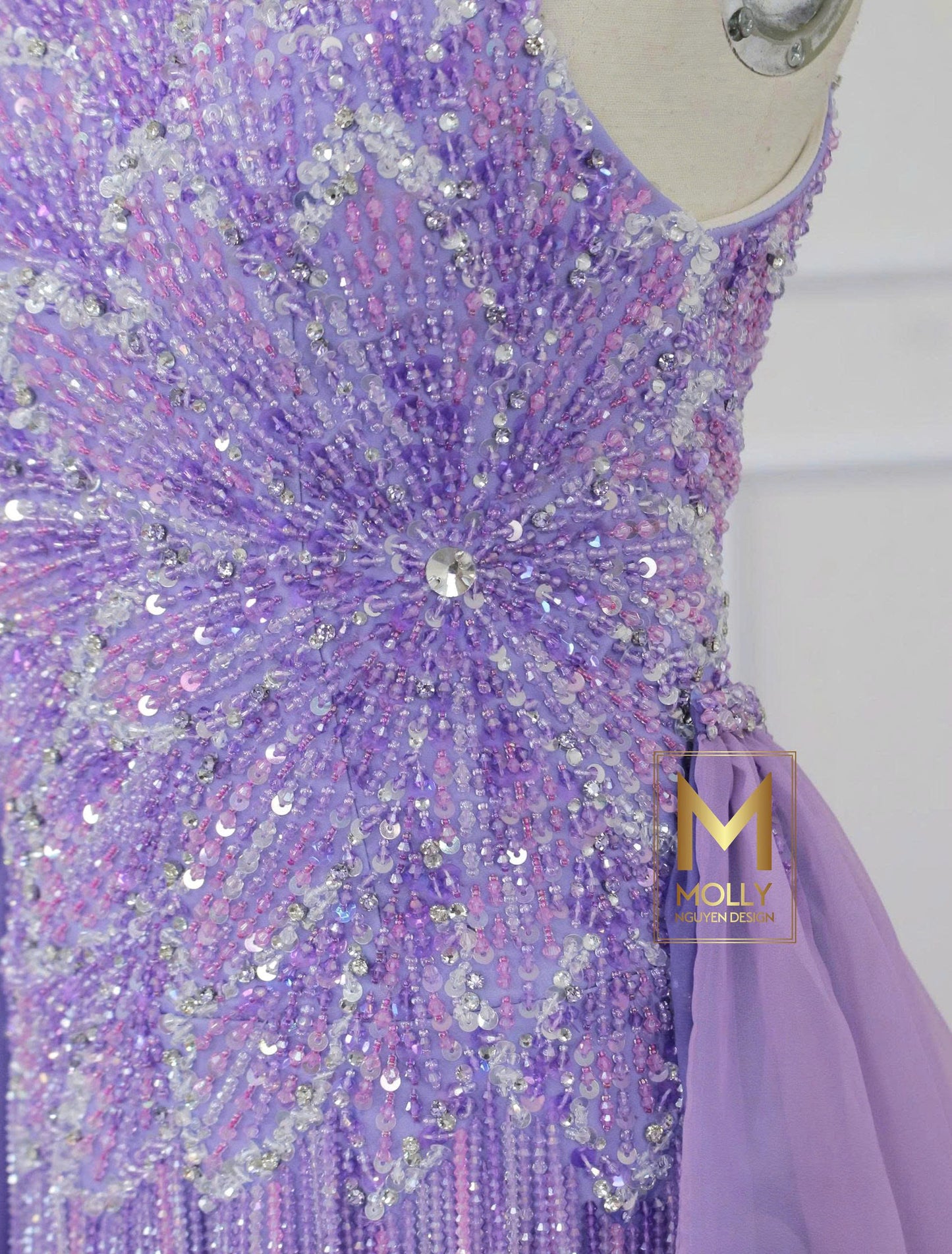 The purple fun fashion design