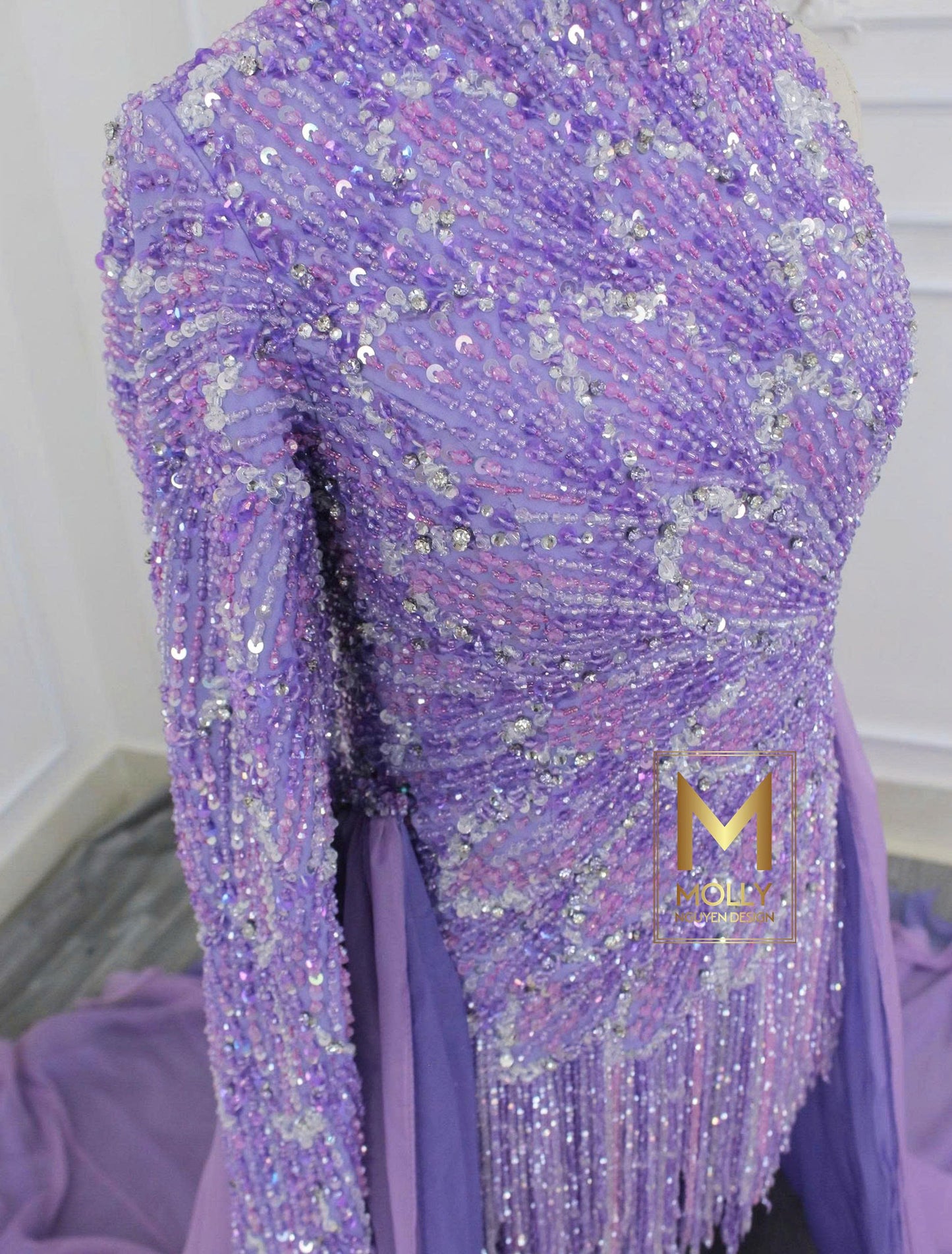 The purple fun fashion design