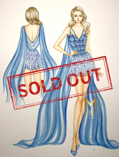 The fashion wear with cape