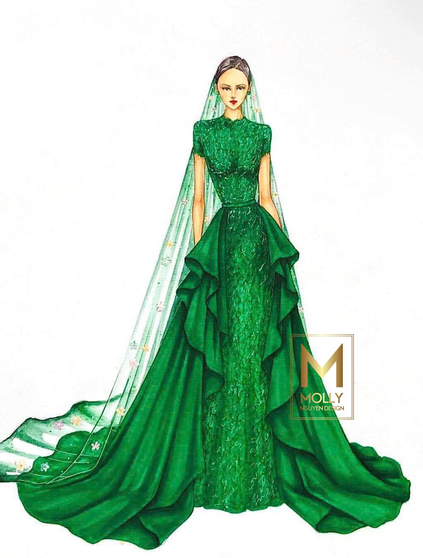 The evening gown
