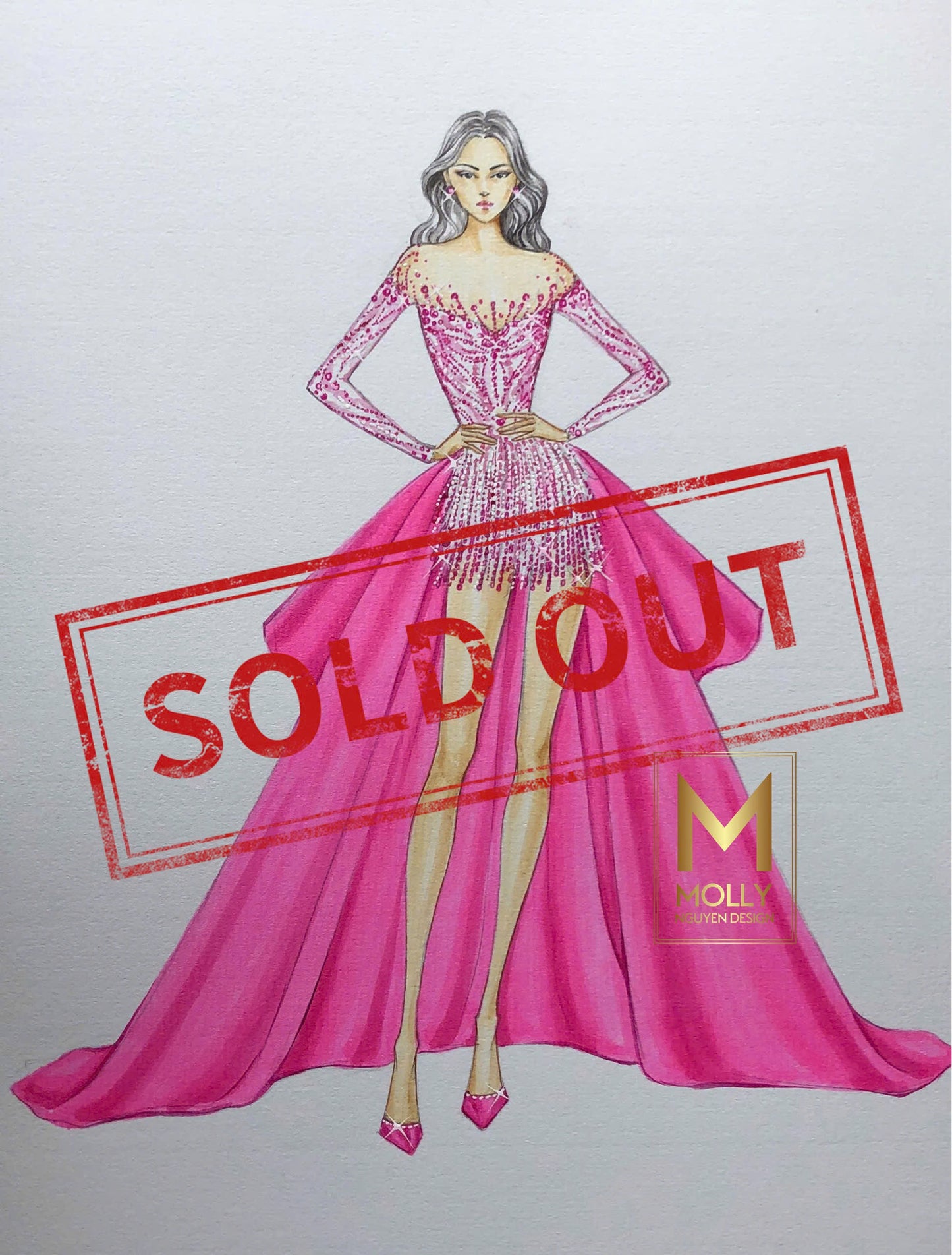 Fashion Wear With Overskirt