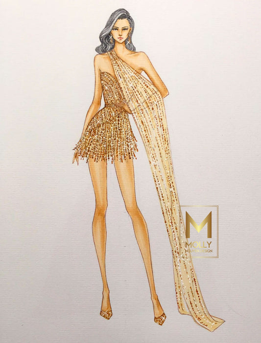 Fashion Wear With Cape