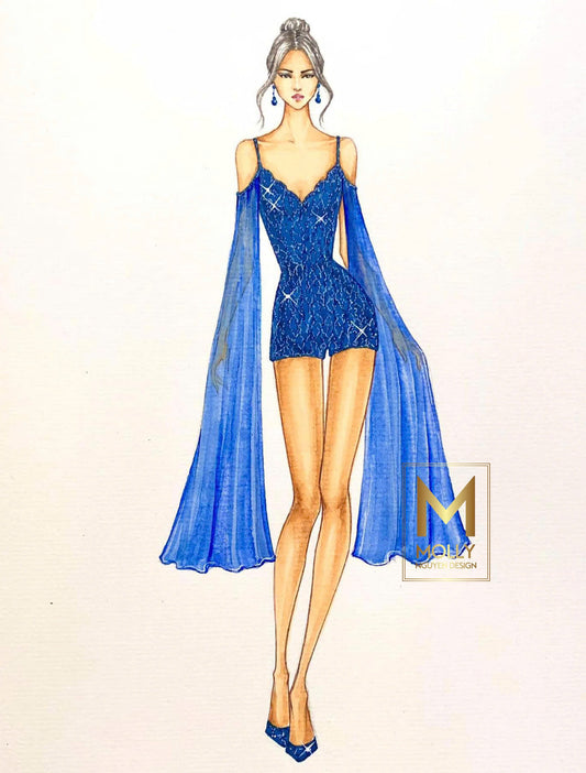 Fun Fashion With Sleeves Cape