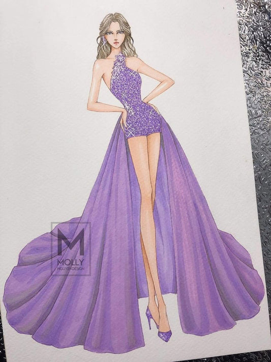 Fashion Wear with overskirt