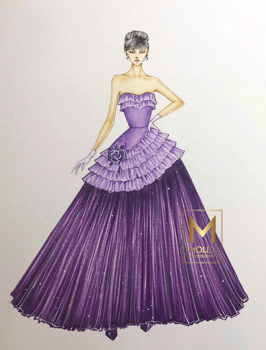 The Elegant Evening Dress