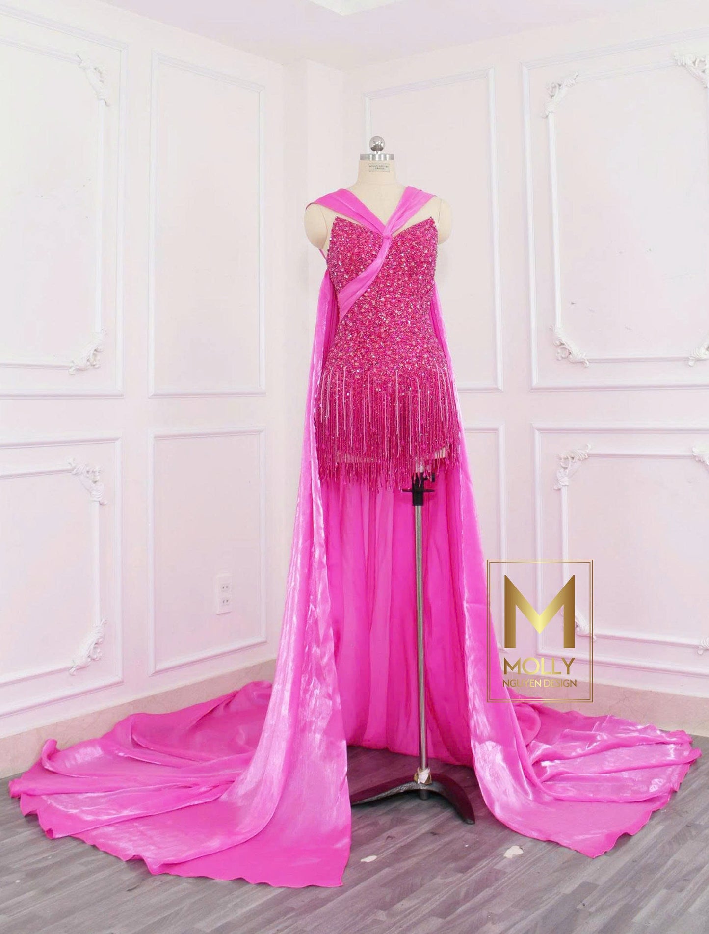 Fshion Wear With Cape from Shoulder