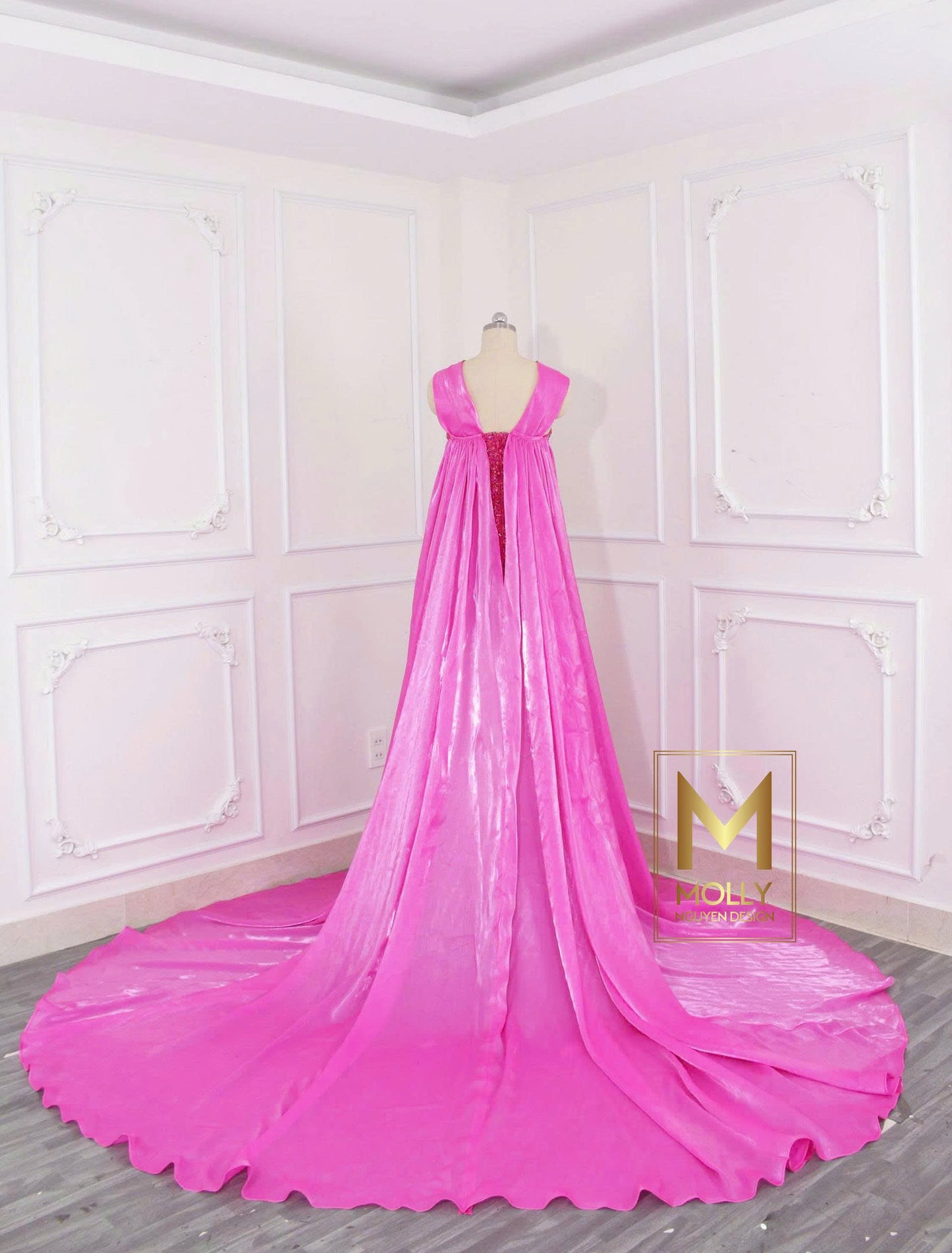 Fshion Wear With Cape from Shoulder